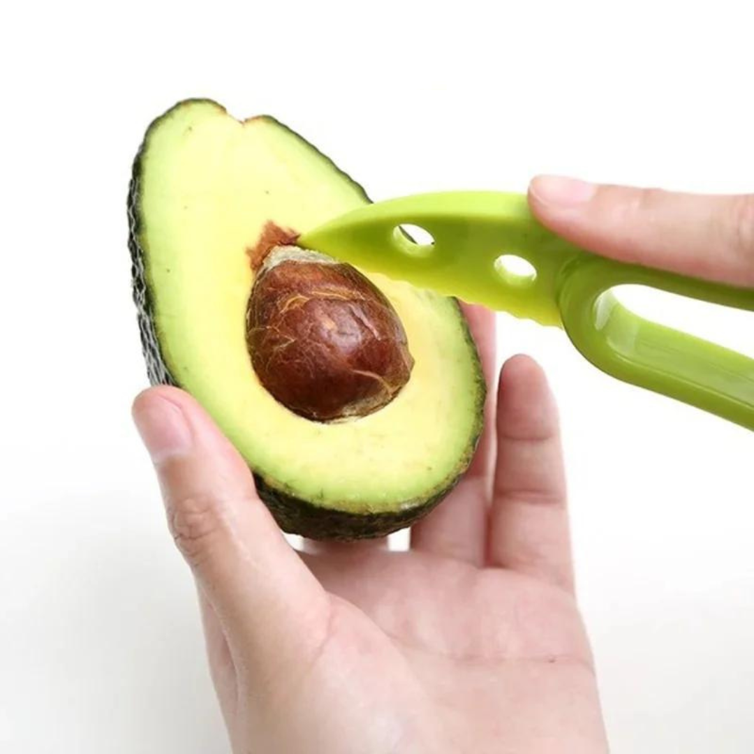 Avocado Ace: 3-in-1 Avocado Slicer