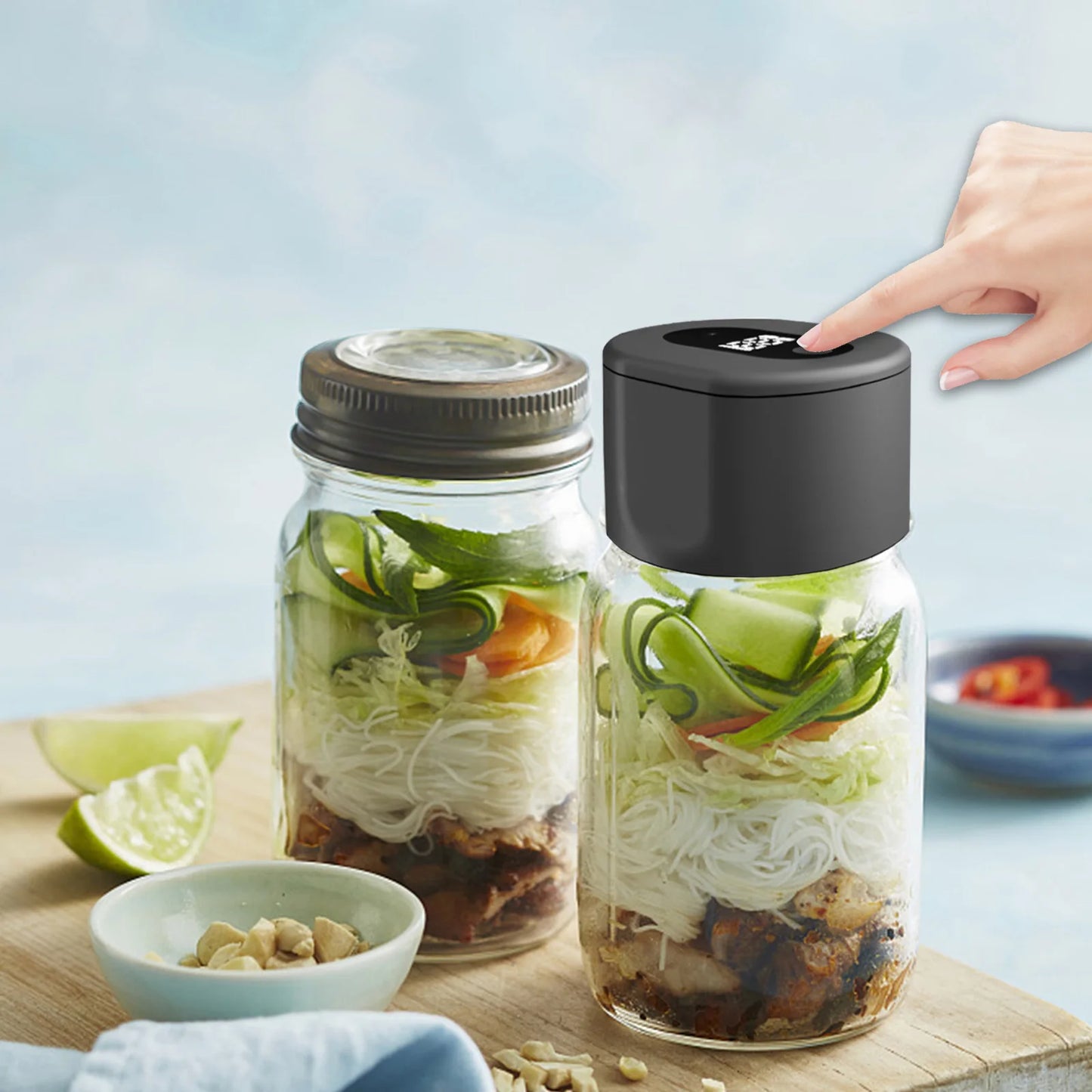 Jar Genie: Cordless Sealer for Mason Jars