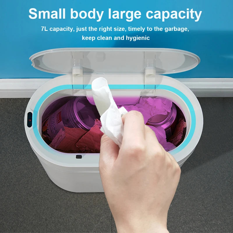 Smarty Bin: 7/9L Slim Waterproof Trash Can