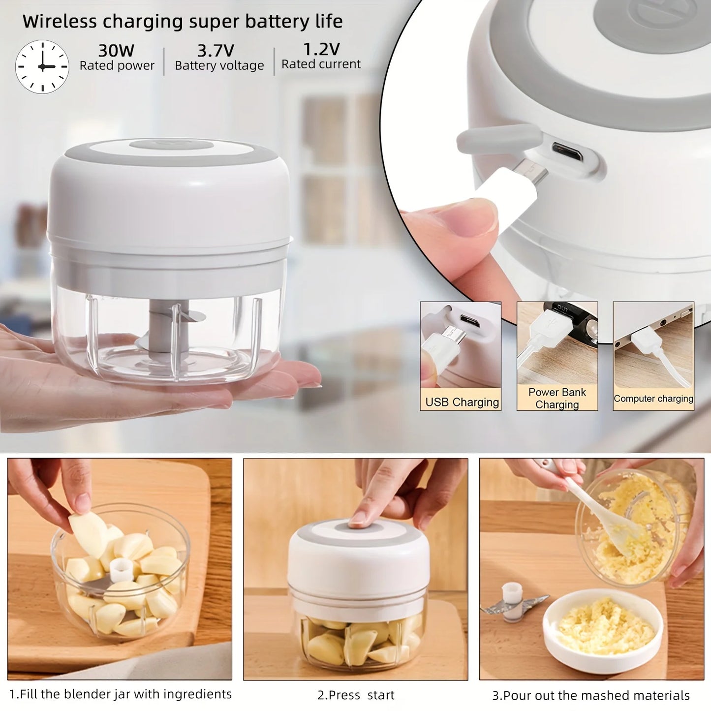 ZapChop Electric Mini Food Transformer