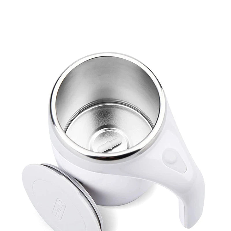 Whirl & Go: Rechargeable Stirring Coffee Cup