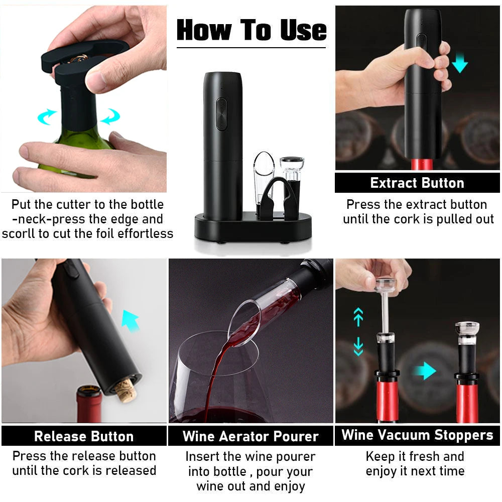 EasyPour Electric Wine Opener