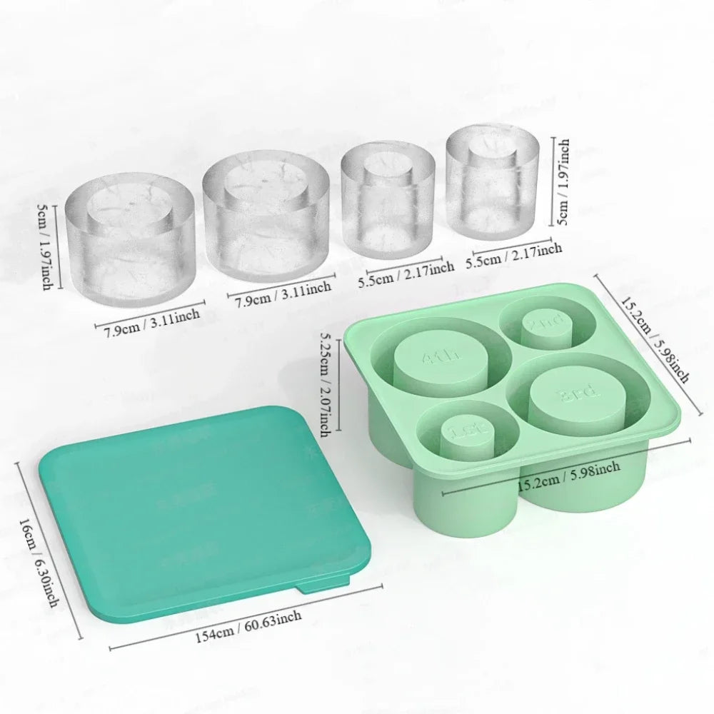 ChillCircles: Silicone Ice Molds for Your Stanley Cup